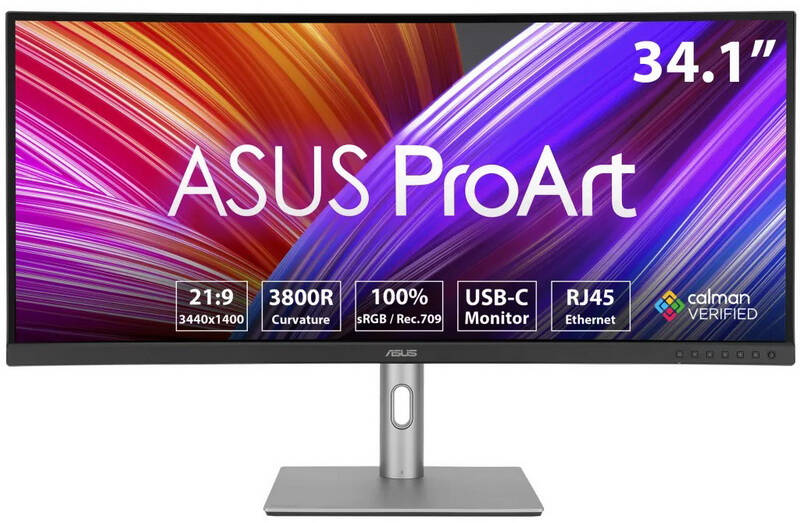 Asus представила 15,6" сенсорный монитор ProArt Display PA169CDV за $1300 и изогнутый 34" дисплей ProArt Display PA34VCNV за $730