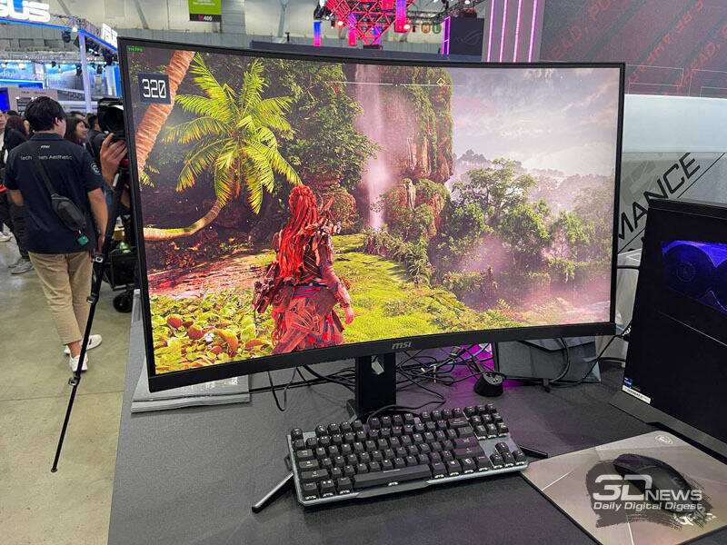 Репортаж со стенда MSI на выставке Computex 2024: мониторы и компьютеры для геймеров и бизнеса