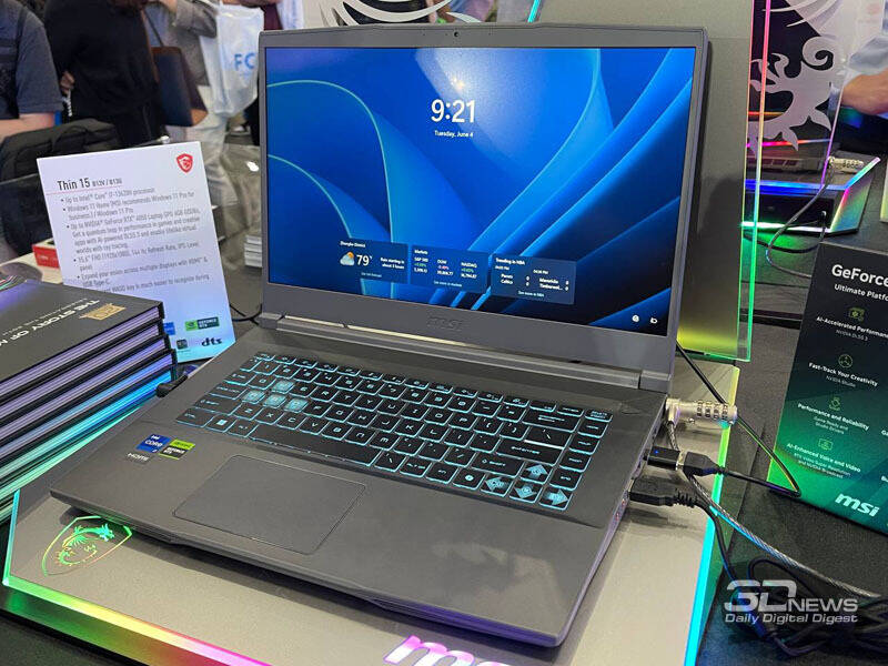 Репортаж со стенда MSI на выставке Computex 2024: ноутбуки для геймеров и бизнеса