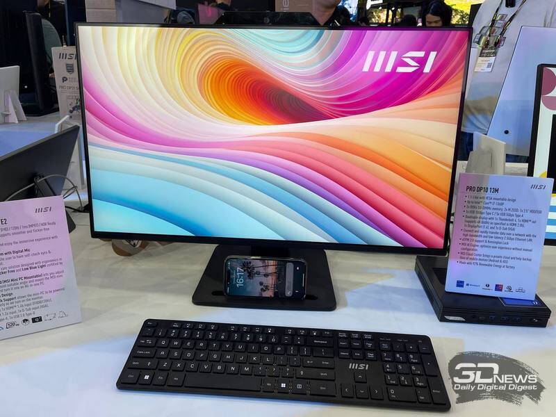 Репортаж со стенда MSI на выставке Computex 2024: мониторы и компьютеры для геймеров и бизнеса