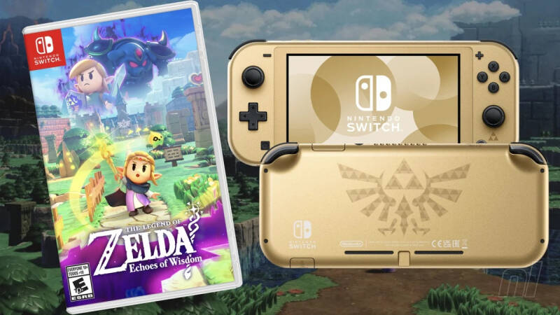 Nintendo представила «золотую» консоль Switch Lite: Hyrule Edition в стиле The Legend of Zelda